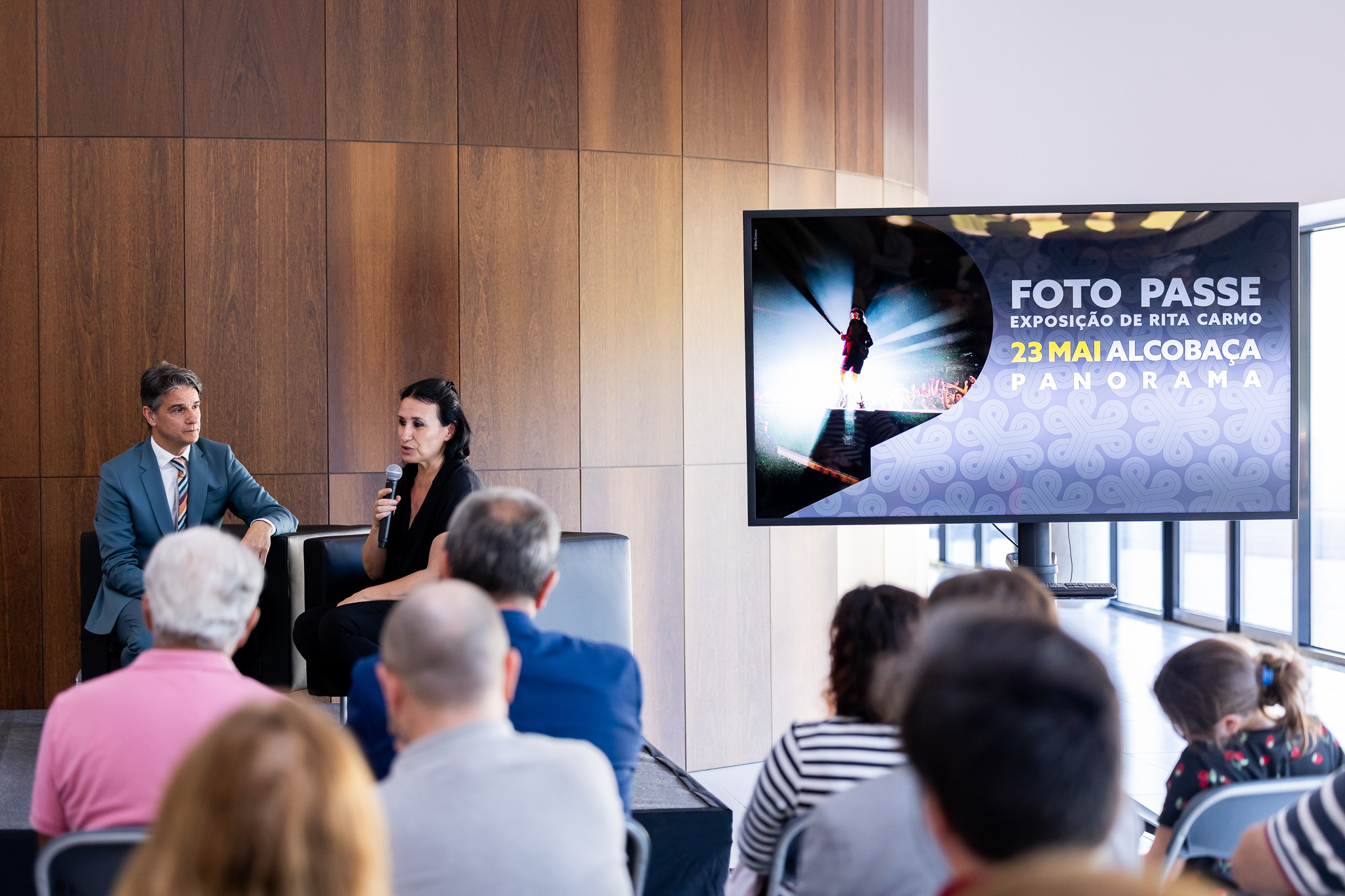 Nuno Gonçalves e a fotógrafa Rita Carmo